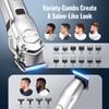 Jack ＆ Rose Hair Clippers Set for Men Professional, Cordless