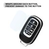 QBUC for Honda Key fob Cover with Keychain,Car Key Case