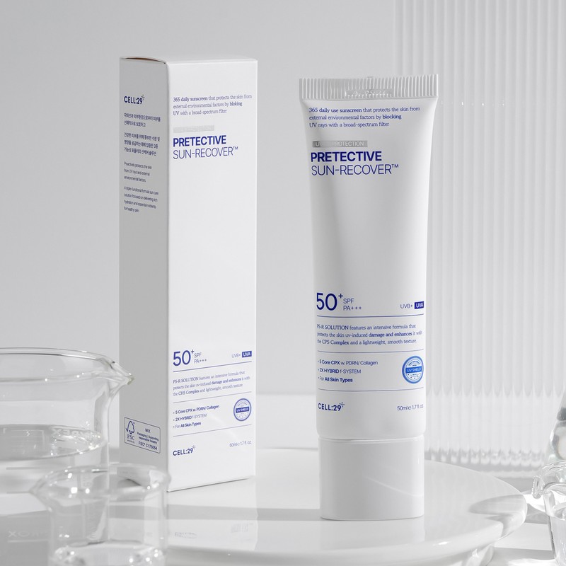 Cell 29 Dermatology PDRN Water Glow Regenerating Sun Cream Mixed