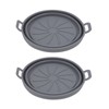 2 PCS Fryer Silicone Basket Nonstick Silicone Liners Fryer Pot