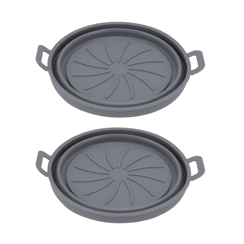 2 PCS Fryer Silicone Basket Nonstick Silicone Liners Fryer Pot