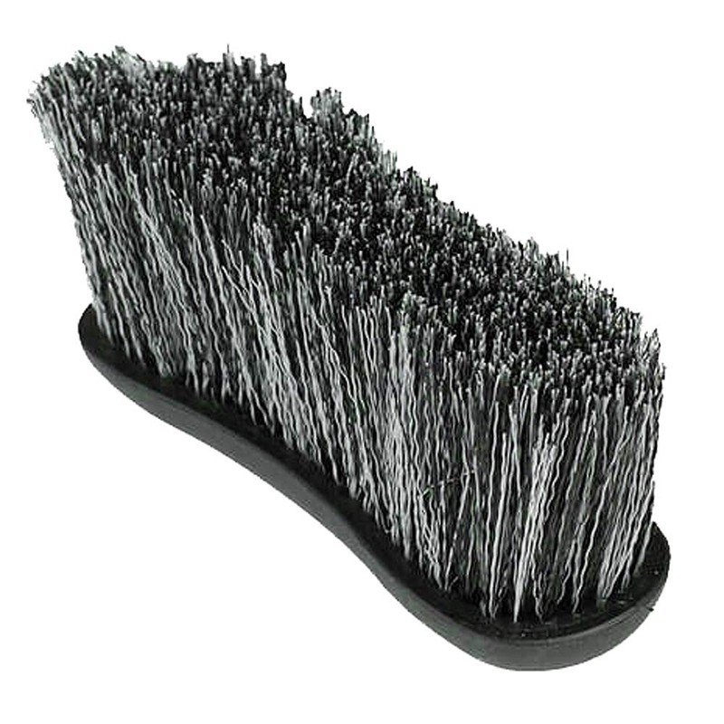 Horze Softgrip Long Bristle Dandy - Black