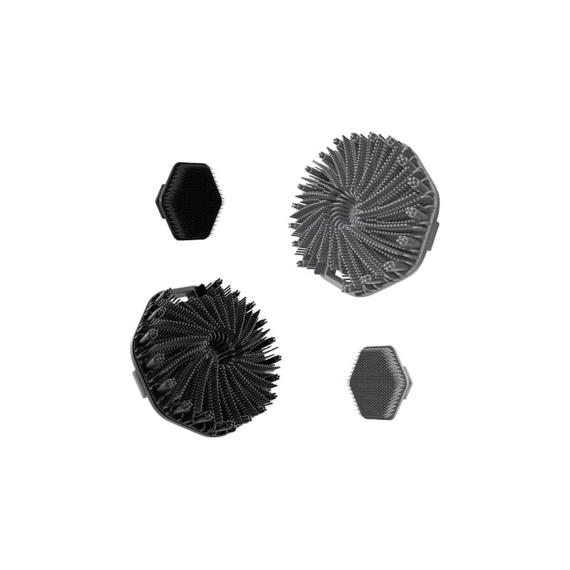 Set de Limpieza de Silicona de 4 Piezas: Cepillos de