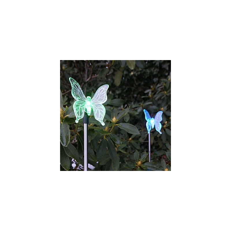 Solar Color Changing Butterfly Style Garden Stake Light