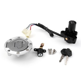 Artudatech Ignition Switch Seat Gas Cap Cover Lock Key Set for Yamaha XVS1300A V-Star 2011-2015, for Yamaha XVS1300A V-Star Classic 2007-2014, for Yamaha XVS1300CT V-Star Tourer 2007-2017