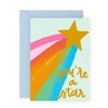 You're a Star Greeting Card – Colourful Congratulations, Encouragement, Achievement,
