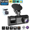 Oewnvmd 3 Camera Lens Front and Rear Inside Dashcam HD