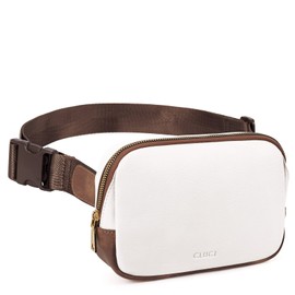 CLUCI Crossbody Bags for Women, Belt Bag for Women, Fanny Pack for Women, Sling Bag for Woman, PU Leather Waist Bag with Adjustable Straps