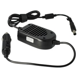 vhbw Car Charger Compatible with Dell Studio 1747, 1745 Notebook - 12 V Charger Black 4.62 A