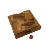 Impossible Square Wooden Puzzle Brain Teaser