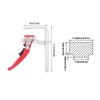 Ratchet Track Clamp 9x17.5cm Chromium Molybdenum Alloy Steel Guide Rail