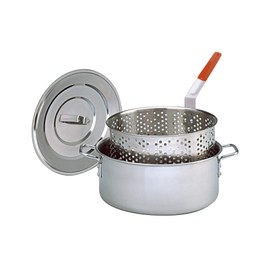 King Kooker KK2S Stainless Steel Deep Fry Pan with Lid