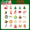 UAMLVCN Christmas Stickers, Pack of 50 Waterproof Christmas Stickers, Christmas