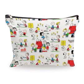 Snoopy Pouch, Women's Cosmetic Pouch, Mini Pouch, Functional, Large Capacity, Lightweight, Business Trips, Travel Pouch, Snoopy01