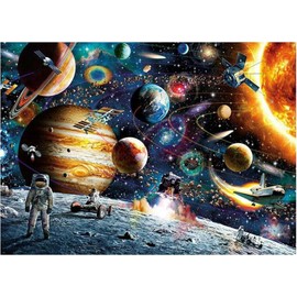 Puzzle de 1000 Piezas, Viajero Espacial, Juego de Habilidad para Toda la Familia, Rompecabezas desafiante para Adultos y niños a Partir de 14 años