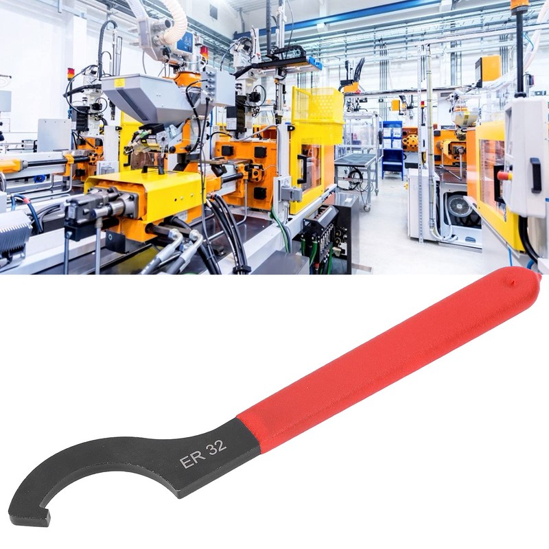 ER32-UM Wrench, Glossy and Flat Stable Performance ER32 Collet Wrench