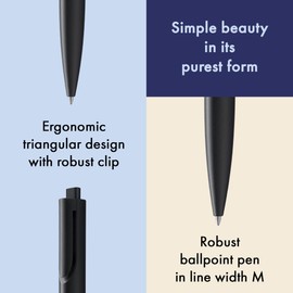 Lamy Noto Ballpoint Pen, Black (L282BK)