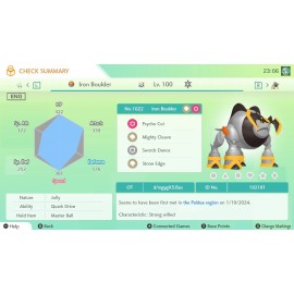 Pokémon Bundle! Gouging Fire Raging Bolt Iron Crown Iron Boulder Terapagos DLC