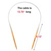 Mdoker Bamboo Circular Knitting Needle Size 5 24 Inch Circular