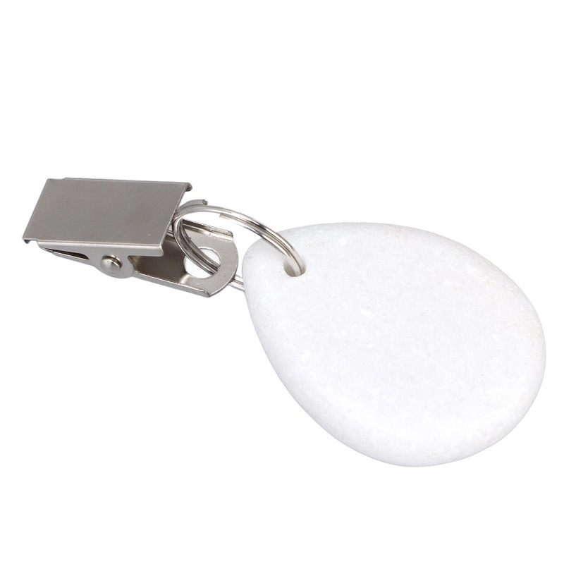 6Pcs Tablecloth Weights Marble Stainless Steel Small Size Waterproof Rustproof