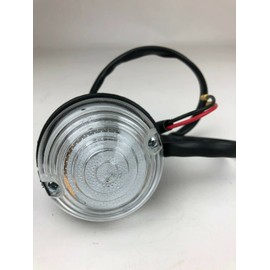 ACC Parts Front Clear Side Light Lamp Unit with Wiring Compatible with Land Rover Series Defender | Waterproof Front White Side Indicator Lamp Ideal Replacement Part for Worn out or Damaged Indicator