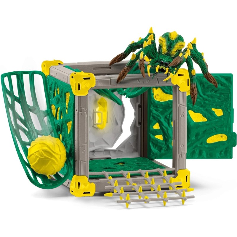 Schleich Eldrado Creatures BattleCaves Playset with Jungle Tarantula and Connectable