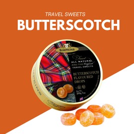 Simpkins Butterscotch Flavored Travel Sweets 200g ( 3 Pack)
