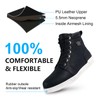 GARGOYLE BELLS Men's Casual Boot PU Leather Combat Boots For
