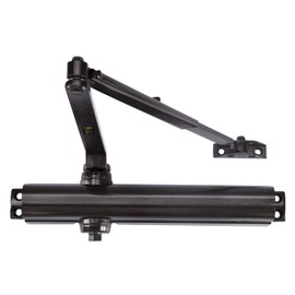 Heavy Duty Commercial Door Closer - LYNN HDWR Model # LH8016 (US10B Dark Bronze)- Surface Mounted, Grade 1, Cast Aluminum, UL 3 Hour Fire Rated and ADA for high trafic doorways & storefronts