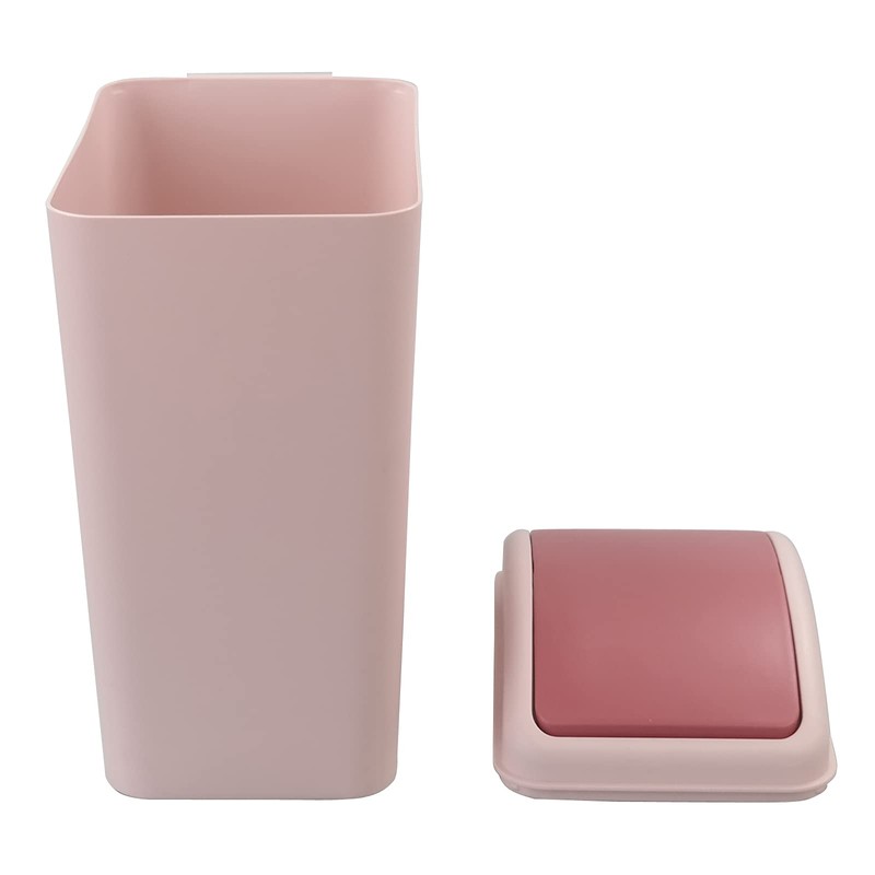 Kekow Bote de basura de plástico pequeño de 4.5 galones,