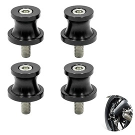 Pack of 4 Universal Motorcycle Stand Mount M8, CNC Machined Aluminium Alloy Rear Swing Supports, Motorcycle Swing Protection for 8 mm Motorcycles of All Models