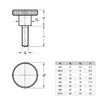 Ganter Standard Elements. High Knurled Thumb Screws DIN 464 Anchors