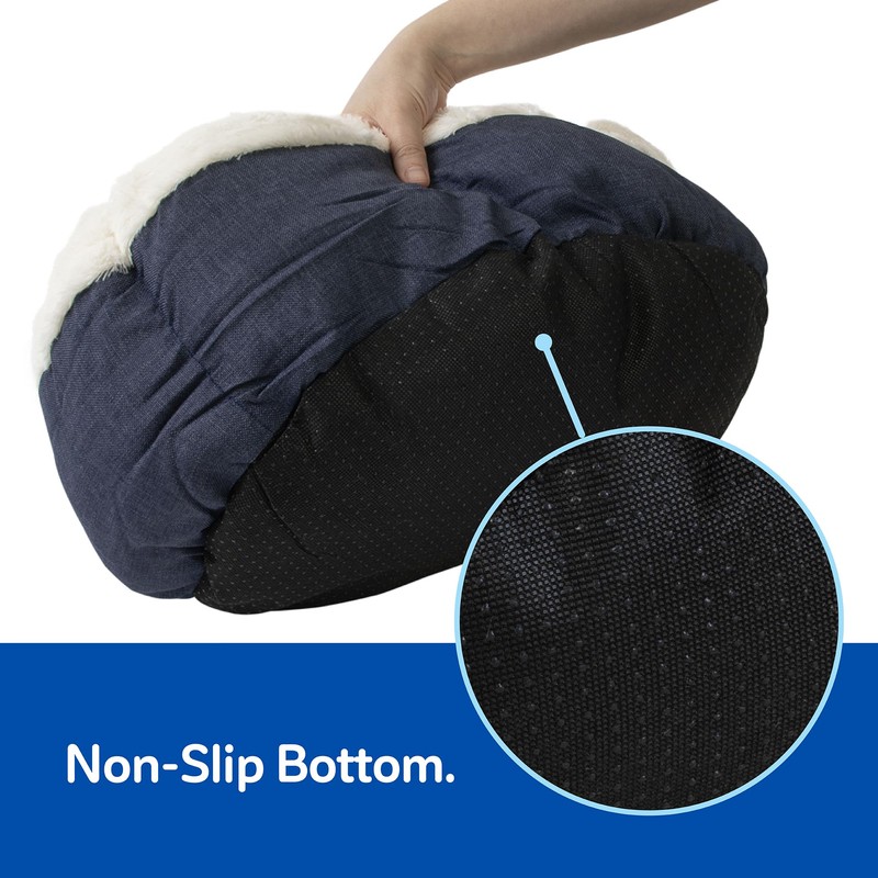 Petmate High Wall Small Dog Bed, 18 x 18in, for