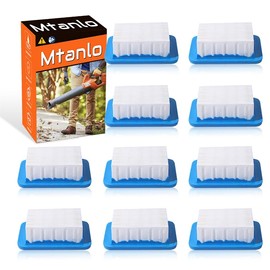 Mtanlo For Echo Leaf Blower Air Filter Replacement A226000032, Fits PB500T, PB-580T, PB603, PB403, PB413, PB755ST, PB611, PB620, PB650, PB651, Replaces A226000031, Pack of 10, OEM Code Compatible