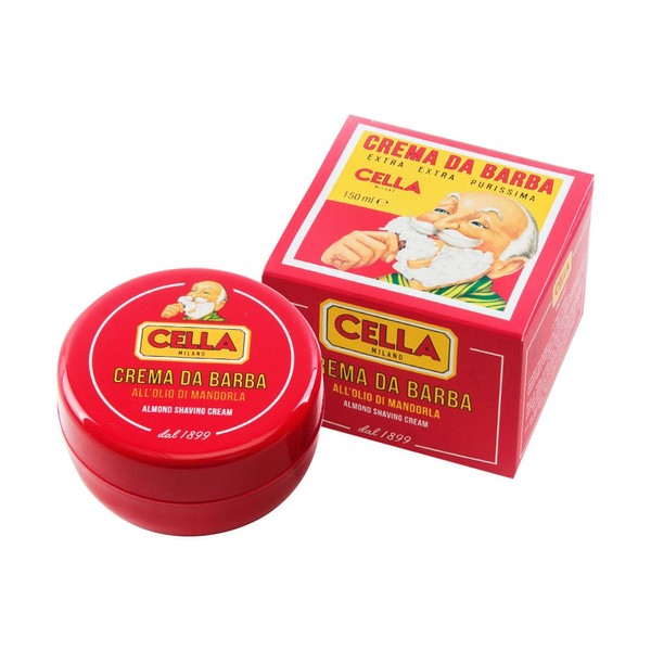 Cella Milano Shaving Cream Soap Almond, 150 grams