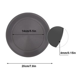 Gas Stove Heat Diffuser Plate, Aluminum Heat Conduction Plate Non-stick Kitchen Heat Diffuser Plate, Round Fast Defrosting Tray Multifunctional Thawing Plate for Defrosting(size:Plate)