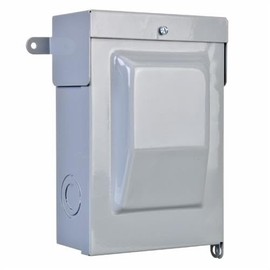 Fusible Pullout HVAC Disconnect with (2) 40 Amp Fuses Included