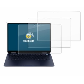 BROTECT Protective Glass for HP OmniBook Ultra Flip (Pack of 3) Protective Film Tempered Glass [Extremely Scratch-Resistant 9H, Anti-Fingerprint, Ultra Transparent]