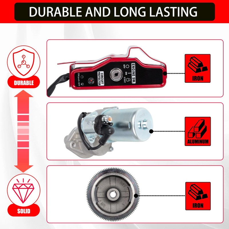 Complete Starter Kit for Honda GX340 / GX390 Engines —