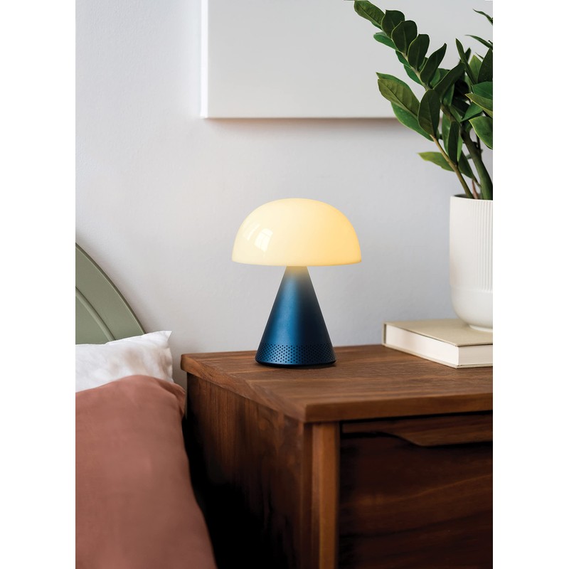 Lexon Mina L Audio 2 in 1 Mushroom Table Lamp