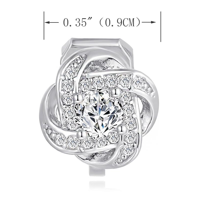 Fxiqini Clip On Earrings Non Pierced Earrings Teardrop Round Square