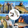 Icetop 3Pcs Pike Lures Set,3D River Fishing Tackle for Freshwater
