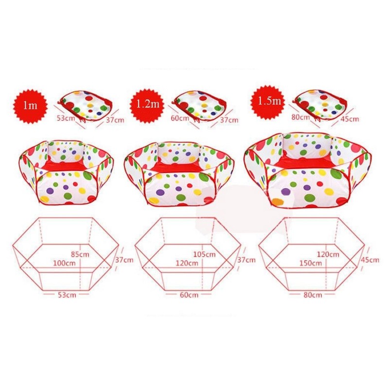 HappyHome Playpen, Foldable, Easy Storage, Ball Pool, Baby Gate, Storage