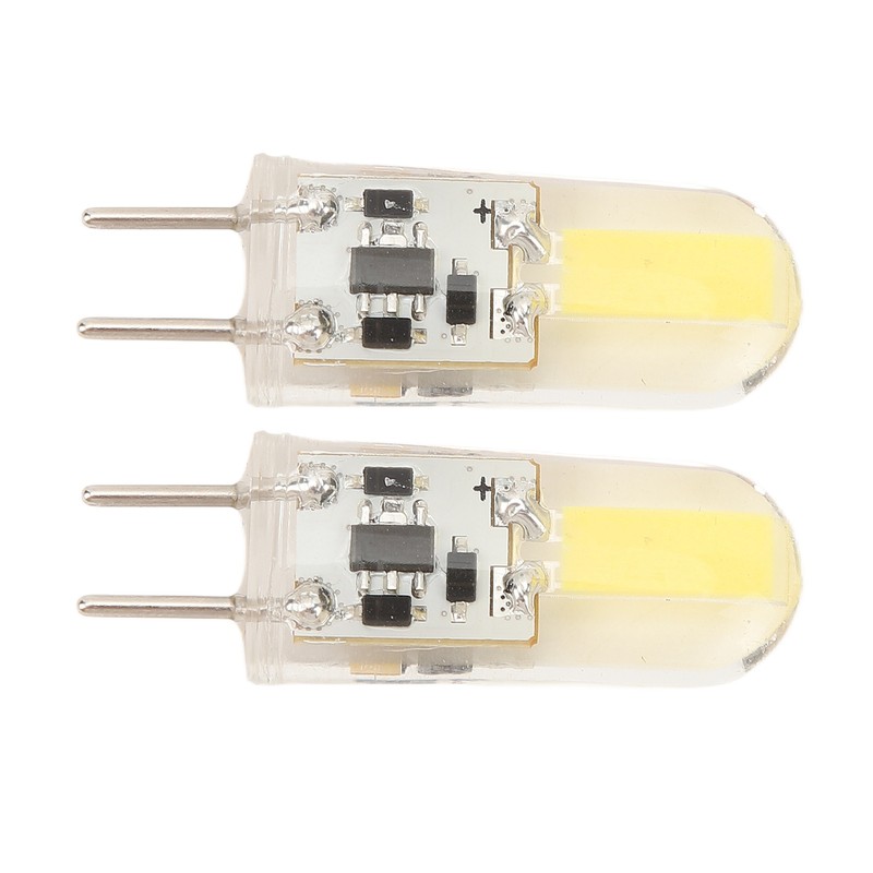 2PCS Silicone LED Light Bulb GY6.35 COB 1505 3W 12V