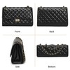 Quilted Crossbody Bag for Women Trendy Ladies Shoulder Bag Leather