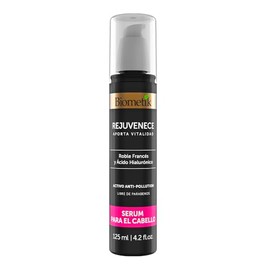 Biometik Rejuvenece, Serum para el Cabello, Mejora la Elasticidad, Fortalece la Fibra Capilar, Antioxidante, con Roble Francés y Ácido Hialuronico, 125 ml