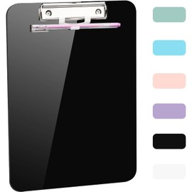 SFLHHDM Clipboard, A4 Binder Clip, Vertical File Board, Cute, Pen Holder Included, Clipboard Folder, Wall Hanging, Cute, Drawing Board, Easy to Write, Accounting Board, Waterproof, Vertical,