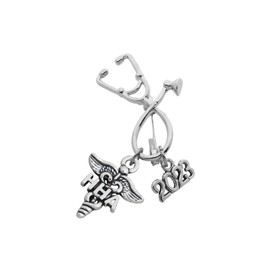 HHA Nurse Pin with Year, HHA Home Health Aid Nursing Pin with Year, Nurse Stethoscope Graduation Gift (2024)