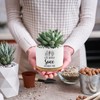 AKAQCHANG Life Would SUCC Without You,Succulent Cactus Cute Planter Pots