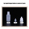 Bamboopack 50PCS 15ml/1oz Empty Clear Plastic Squeezable Dropper Bottles Refillable